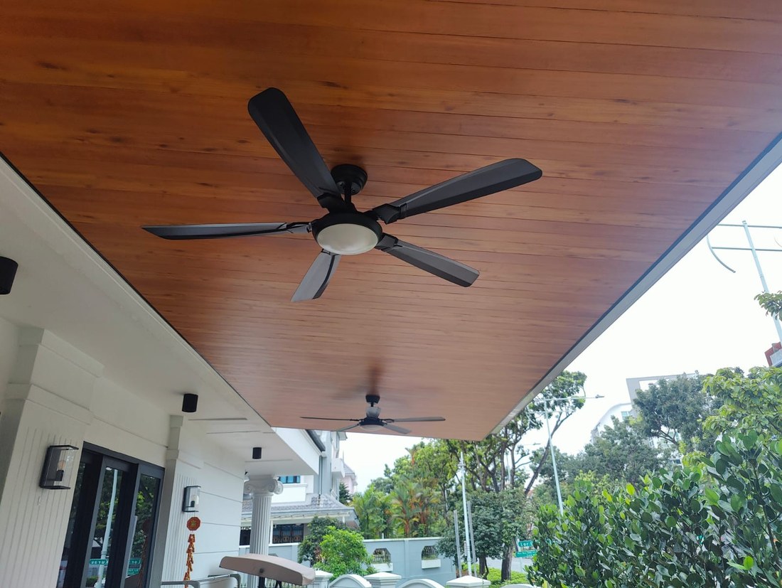 ACP ceiling timber finish