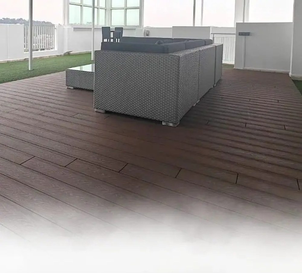 Outdoor decking installed by Roofers